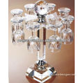 Executive crystal glasswine glass holder for bar rail (R-1454